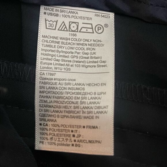 Banana Republic Navy Wide Leg Pants - Picture 4 of 4